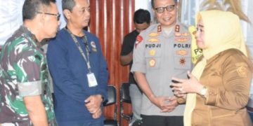 Tim Inafis Polda Gorontalo Melakukan Indentifikasi Pesawat SAM Air