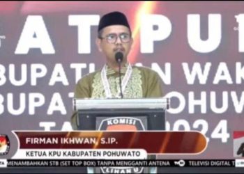 Ketua KPU Firman Ihwan Ingatkan Pendukung Beri suasana kondusif Bagi Kandidat Memaparkan Program