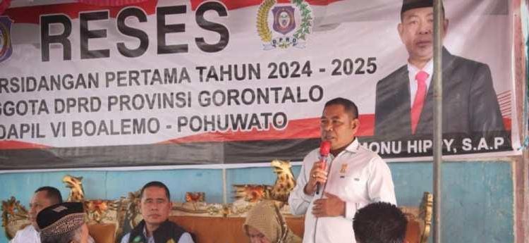 Serap Aspirasi Masyarakat, Aleg DPRD provinsi Limonu Hippy Akan Saya Kawal