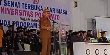 Bupati Saipul Mbuinga Hadiri Wisuda Sarjana S1 Universitas Pohuwato
