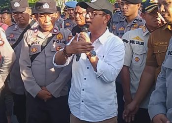 GPRP Gelar Demo Meminta Ketua KPU Pohuwato Firman Ikhwan Mundur Dari Jabatannya
