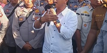 GPRP Gelar Demo Meminta Ketua KPU Pohuwato Firman Ikhwan Mundur Dari Jabatannya