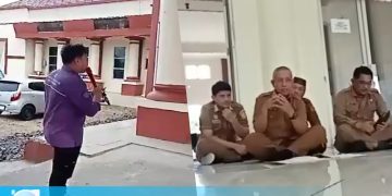 Gempar Gelar Aksi Desak Pemerintah Daerah Berhentikan Oknum Kades Patuhu