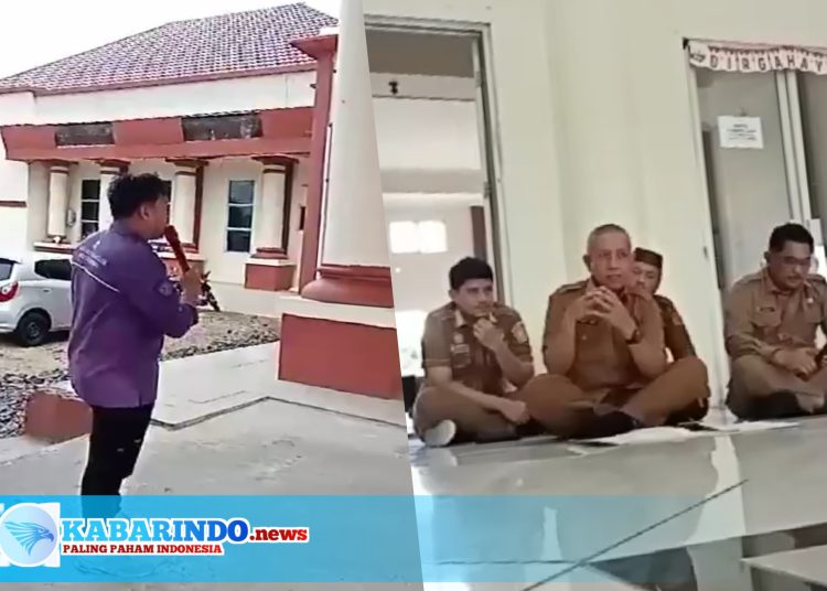 Gempar Gelar Aksi Desak Pemerintah Daerah Berhentikan Oknum Kades Patuhu