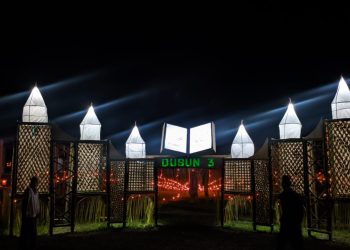 Gebyar Tombilatohe, Desa Tonala (Bolsel) Gelar Lomba Pasang Lampu Antar Dusun