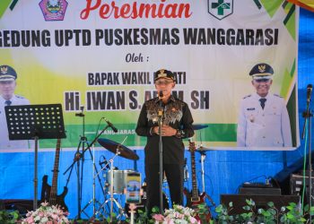 Resmikan Gedung Puskesmas, Wabup Iwan S Adam Ingatkan Pelayanan Kepada Masyarakat