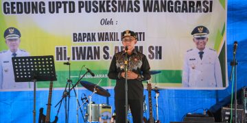 Resmikan Gedung Puskesmas, Wabup Iwan S Adam Ingatkan Pelayanan Kepada Masyarakat