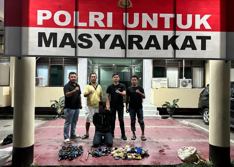 Polresta Gorontalo Kota Ungkap Kasus Pencurian Meteran Air