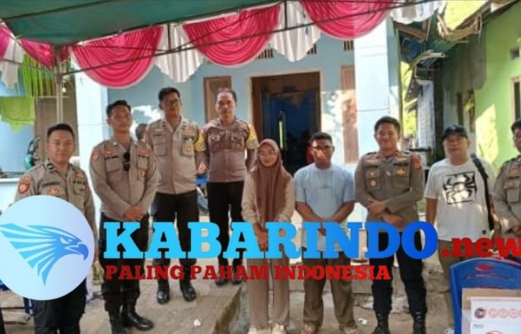 Polsek Wori Kawal Halal Bi Halal Warga Minaesa dengan Pengamanan Humanis dan Efektif