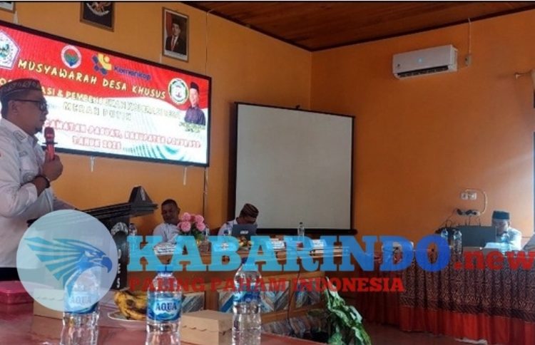 Desa Bunuyo Gelar Musyawarah Desa Khusus untuk Sosialisasi dan Pembentukan Koperasi Merah Putih