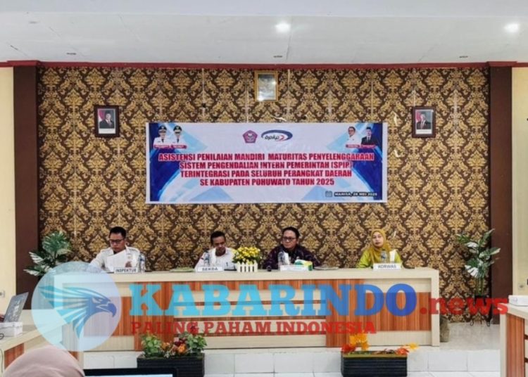 Pemkab Pohuwato Gelar Asistensi Penilaian Mandiri SPIP Terintegrasi bagi Seluruh Perangkat Daerah