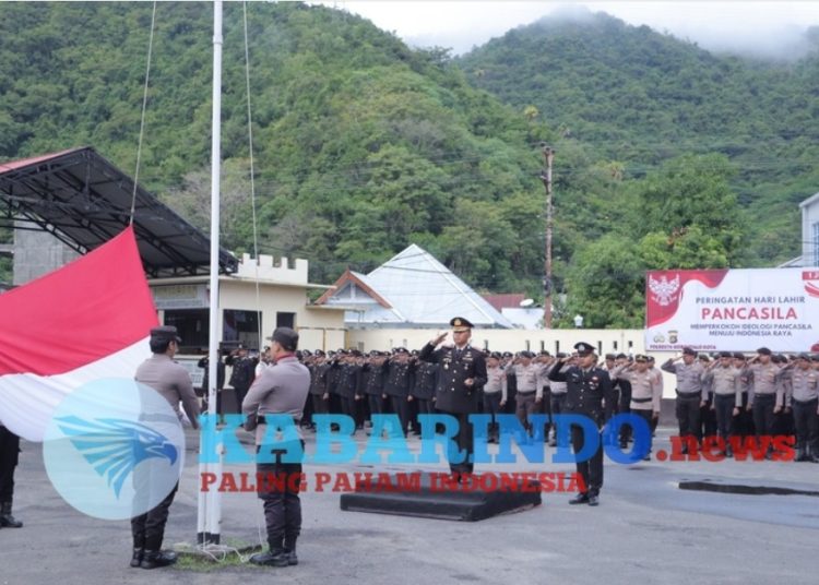Peringati Hari Lahir Pancasila 2025, Polresta Gorontalo Kota Teguhkan Komitmen Kebangsaan