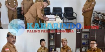 Bupati Pohuwato Apresiasi Pengabdian Isa Ali, Arfan Mohi Ditunjuk Plt Camat Taluditi