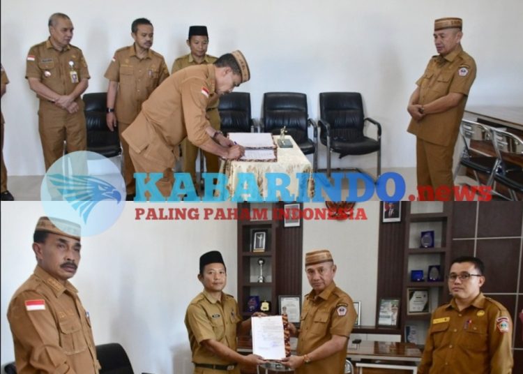 Bupati Pohuwato Apresiasi Pengabdian Isa Ali, Arfan Mohi Ditunjuk Plt Camat Taluditi