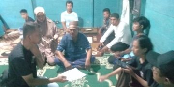 Empati, Aba Muku Mardaing Santuni Keluarga Korban Longsor Tambang Marisa