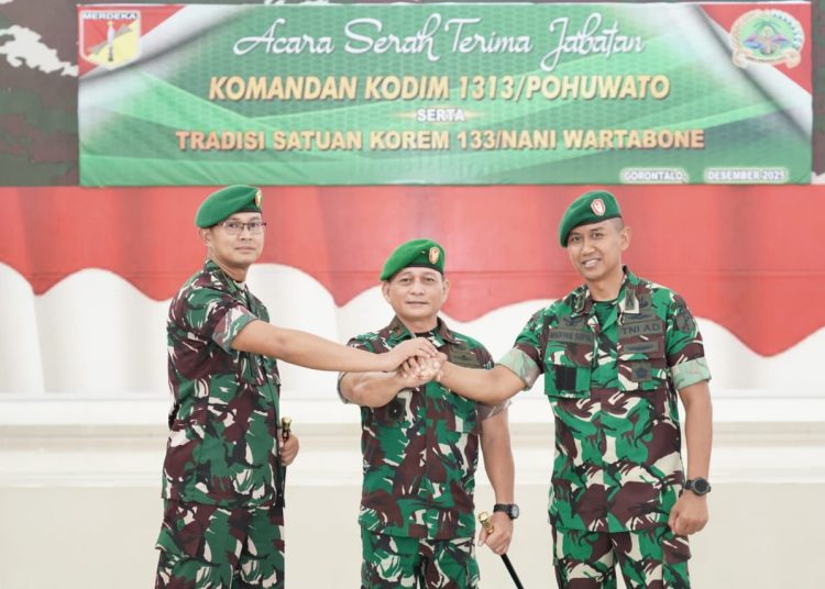 Serah Terima Jabatan Komandan Kodim 1313/Pohuwato dan Tradisi Satuan Korem 133/NW