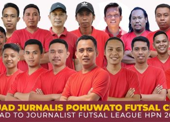 Persiapan Yang Matang, Jurnalist Pohuwato FC Optimis Menang di Ajang Futsal League