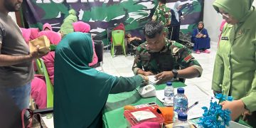 Peringati HUT PERSIT ke-80, Kodim 1313 Pohuwato Gelar Aksi Donor Darah