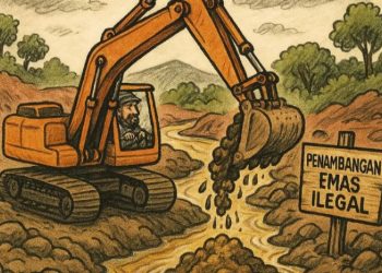 Penertiban PETI  Tidak Efektif,  Hutan Dan Lingkungan Semakin Rusak Parah