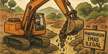 Penertiban PETI  Tidak Efektif,  Hutan Dan Lingkungan Semakin Rusak Parah