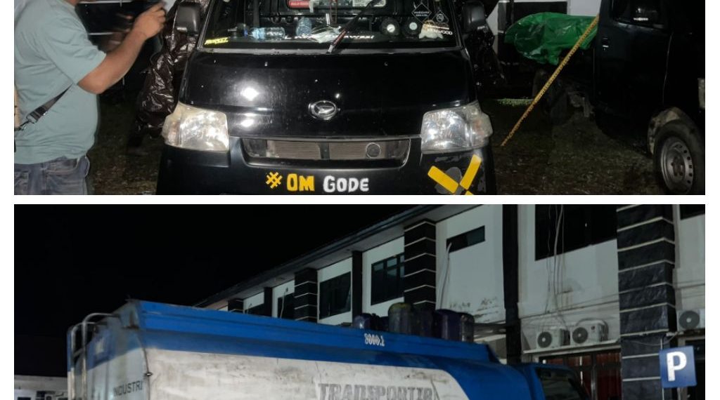 Gagalkan Penimbunan BBM Bersubsidi, Polres Pohuwato Amankan Mobil Tangki Dan Pickup